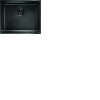 Franke Edelstahlbecken BXM 210/110-50 Anthrazit Druckknopf Anthrazit